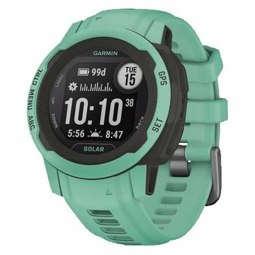 Умные часы Garmin Instinct 2S Solar Neo Tropic 20 мм (010-02564-02) (черный/мятный) 