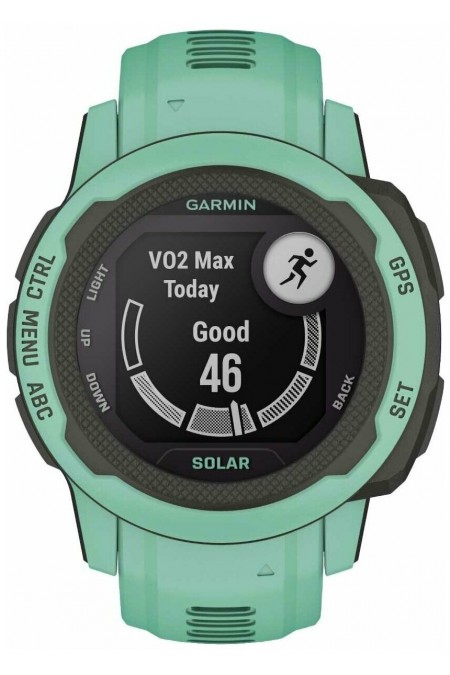 Умные часы Garmin Instinct 2S Solar Neo Tropic 20 мм (010-02564-02) (черный/мятный) 1