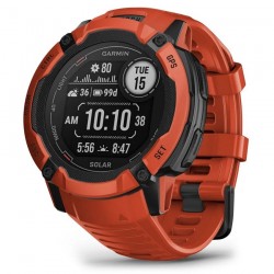 Умные часы Garmin Instinct 2X 50 мм Solar (010-02805-01) (огненно-красный)
