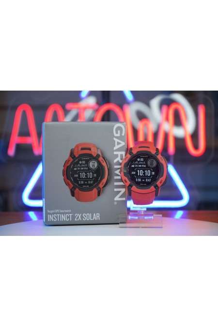 Умные часы Garmin Instinct 2X 50 мм Solar (010-02805-01) (огненно-красный) 3