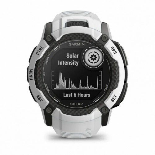 Умные часы Garmin Instinct 2X Solar 50 мм (010-02805-04) (белый/черный) 1
