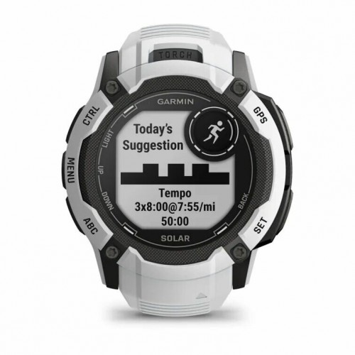 Умные часы Garmin Instinct 2X Solar 50 мм (010-02805-04) (белый/черный) 3