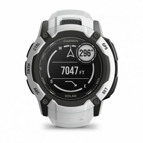 Умные часы Garmin Instinct 2X Solar 50 мм (010-02805-04) (белый/черный) 7