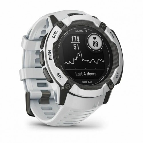 Умные часы Garmin Instinct 2X Solar 50 мм (010-02805-04) (белый/черный) 9