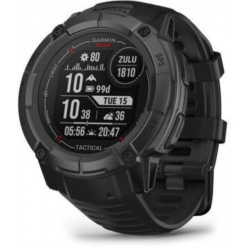 Умные часы Garmin Instinct 2X Solar Tactical Edition 50 мм (010-02805-03) (черный/черный) 