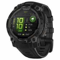 Умные часы Garmin Instinct 3 45 мм Solar Amoled Black with Black Silicone (010-02936-40) (черный)