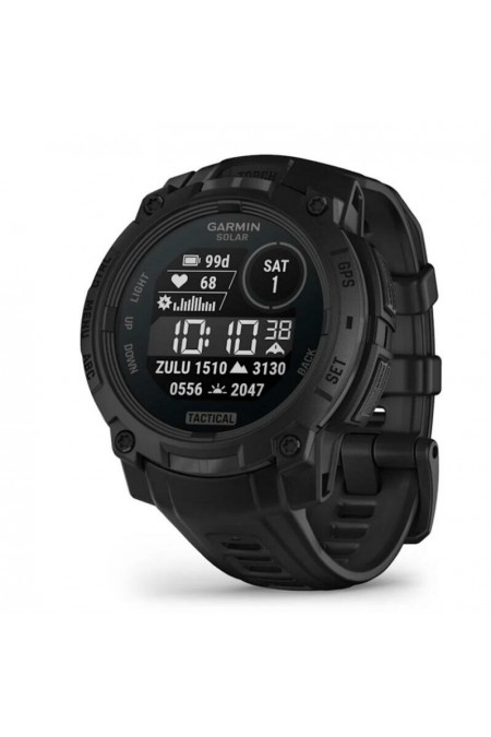 Умные часы Garmin Instinct 3 45 мм Solar Tactical Edition Black with Black Band (010-02934-50) (черный/черный) 