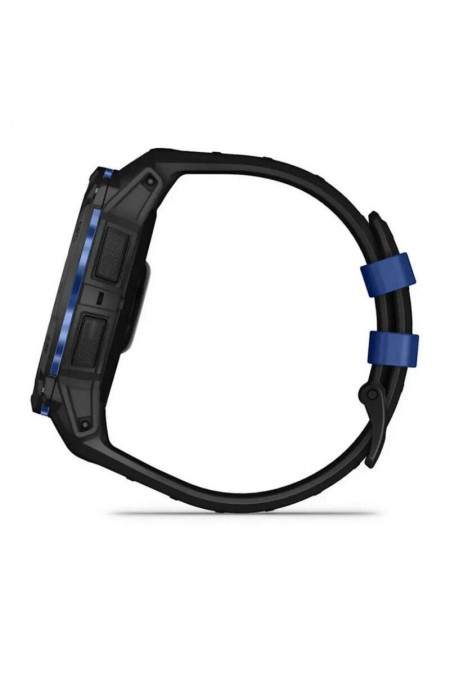 Умные часы Garmin Instinct 3 50 мм Amoled Black with Black/Bolt Blue Band (010-03020-03) (черный/ярко-синий) 2