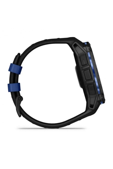Умные часы Garmin Instinct 3 50 мм Amoled Black with Black/Bolt Blue Band (010-03020-03) (черный/ярко-синий) 3