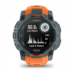 Умные часы Garmin Instinct 3 50 мм Solar Solstice with Solstice Silicone (010-02935-01) (серый/оранжевый)