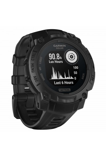 Умные часы Garmin Instinct 3 50 мм Tactical Solar Black with Black Silicone (010-02935-50/010-02935-90) (черный/черный) 1
