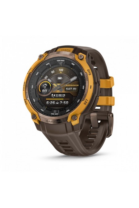Умные часы Garmin Instinct Crossover Amoled Bronze/Sunburst (010-03398-01) (бронза) 