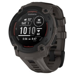 Умные часы Garmin Instinct E 45 мм (010-02933-00) (черный-темно-коричневый)