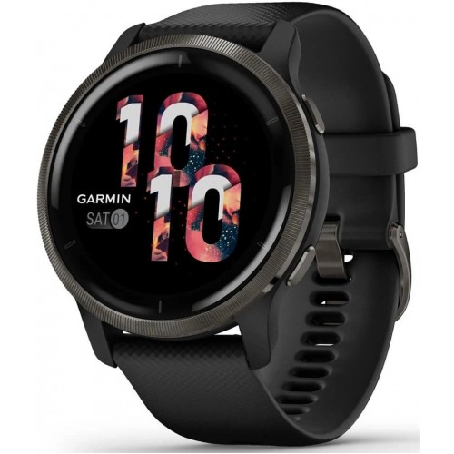 Умные часы Garmin Venu 2S 33 мм (010-02430-11) (черный/черный) 