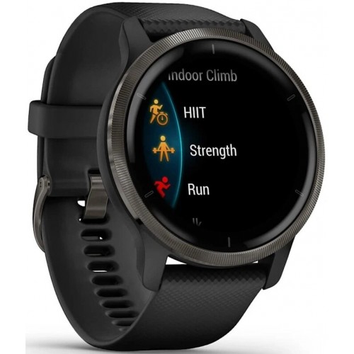 Умные часы Garmin Venu 2S 33 мм (010-02430-11) (черный/черный) 2