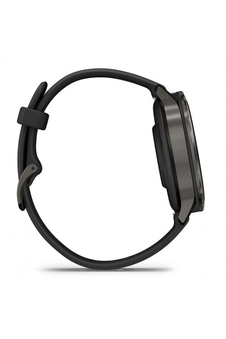 Умные часы Garmin Venu 4 41 мм Slate with Black Silicone Band (010-03013-02) (черный/черный) 7
