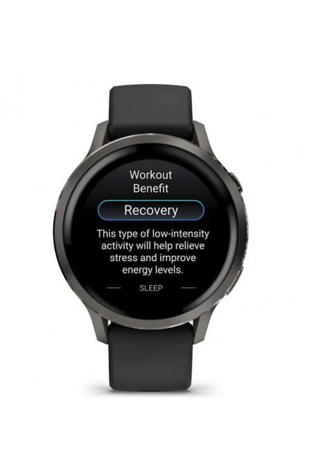 Умные часы Garmin Venu 4 41 мм Slate with Black Silicone Band (010-03013-02) (черный/черный) 8