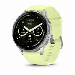 Умные часы Garmin Venu 4 45 мм (010-03014-02) (серебристый/цитрон)