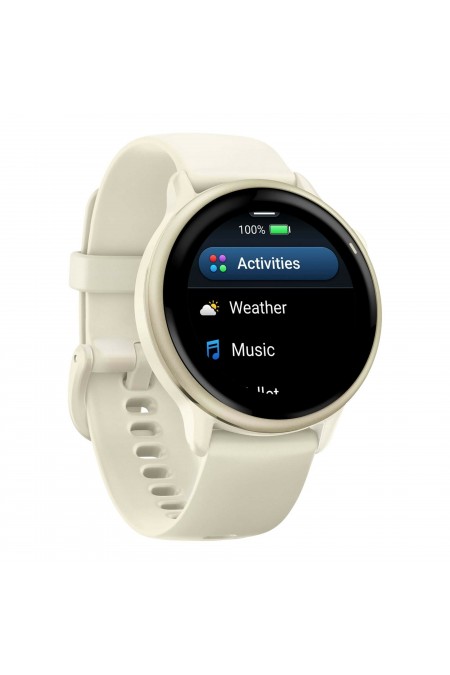 Умные часы Garmin Vivoactive 6 Lunar Gold with Bone Silicone (010-02985-41) (лунное золото/белый) 