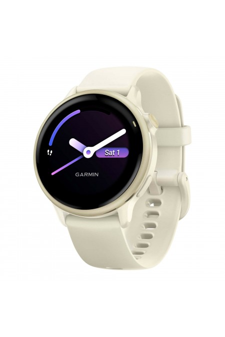 Умные часы Garmin Vivoactive 6 Lunar Gold with Bone Silicone (010-02985-41) (лунное золото/белый) 2