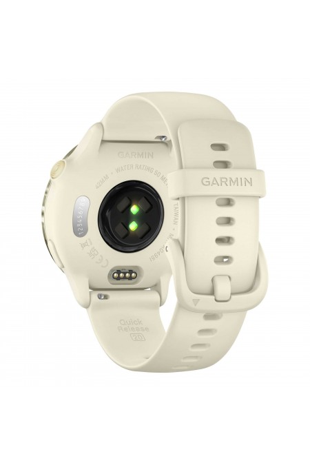 Умные часы Garmin Vivoactive 6 Lunar Gold with Bone Silicone (010-02985-41) (лунное золото/белый) 4