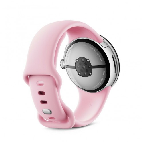 Умные часы Google Pixel Watch 3 41 мм Wi-Fi (полированное серебро/розовый кварц) 1