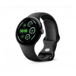 Умные часы Google Pixel Watch 3 45 мм Wi-Fi (матовый черный/обсидиан)