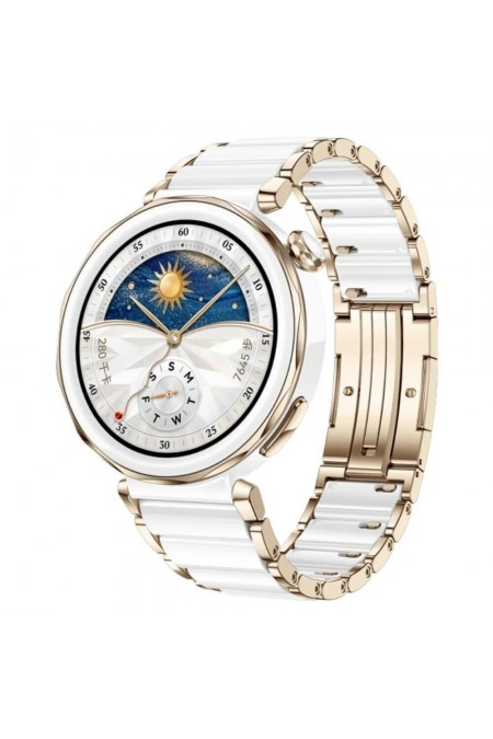 Умные часы HUAWEI Watch GT 5 Pro 42 мм (55020DGV) (керамический белый) 