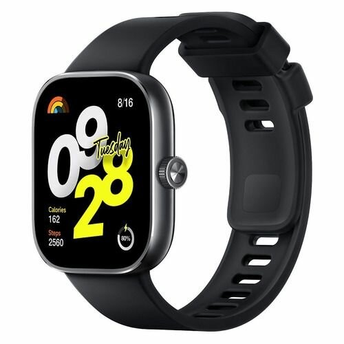 Умные часы Xiaomi Redmi Watch 4 (BHR7854GL) (черный обсидиан) 