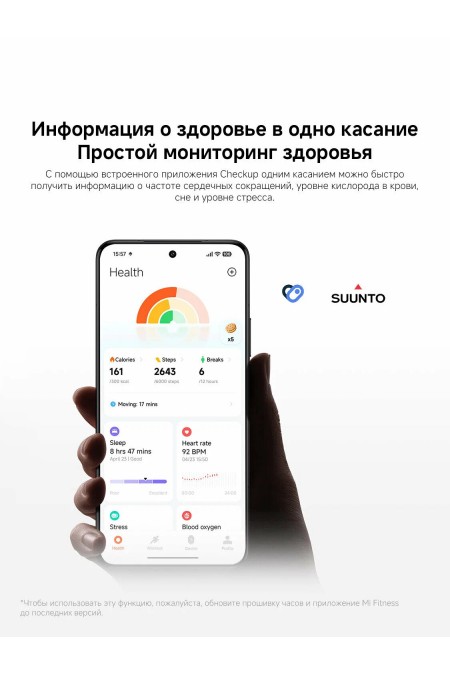 Умные часы Xiaomi Watch S5 46 мм (BHR08ISGL) (серебристый) 5