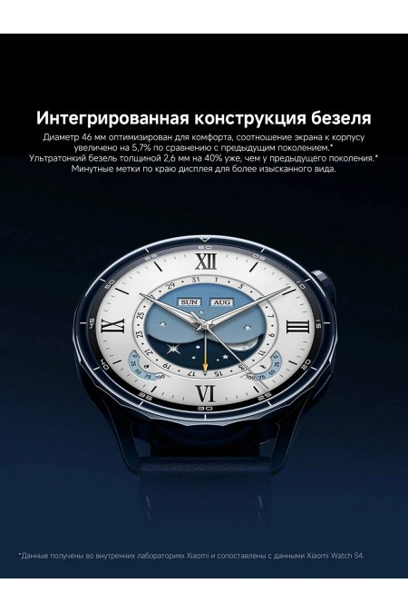Умные часы Xiaomi Watch S5 46 мм (BHR08IVGL) (черный) 7