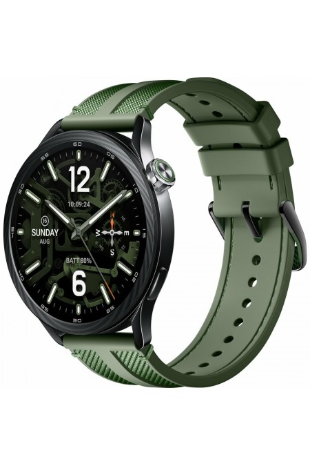 Умные часы Xiaomi Watch S5 46 мм (BHR08IXGL) (зеленые джунгли) 