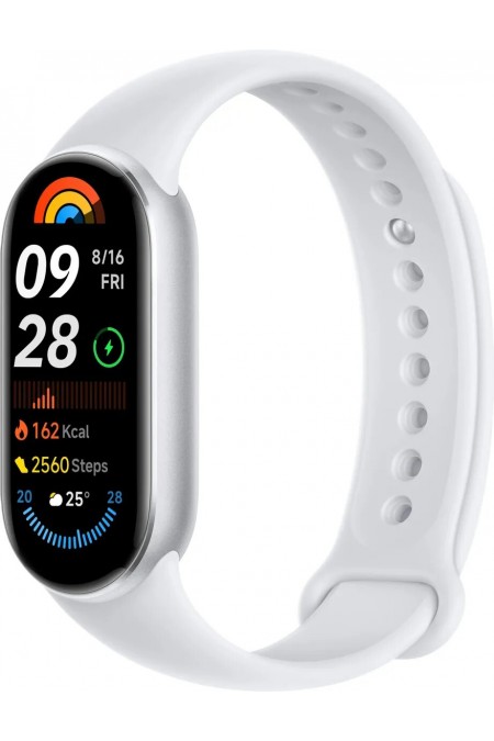 Умный браслет Xiaomi Smart Band 9 (BHR8340GL) (ледяное серебро) 