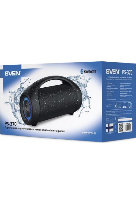 Портативная акустика SVEN PS-370 (SV-020408) (черный) 13
