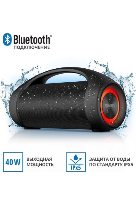 Портативная акустика SVEN PS-370 (SV-020408) (черный) 1