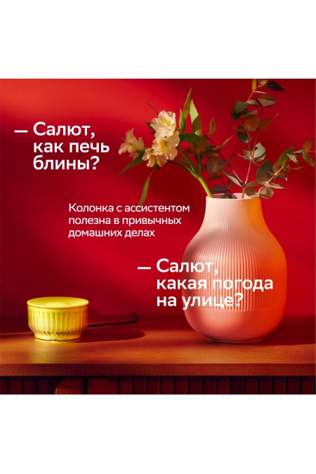 Умная колонка SBER SberBoom Mini 2 SBDV-00250A с голосовым ассистентом Салют и Gigachat (черный) 9