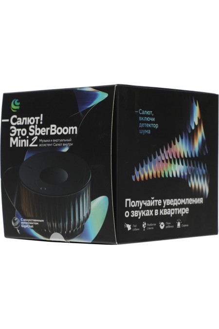 Умная колонка SBER SberBoom Mini 2 SBDV-00250A с голосовым ассистентом Салют и Gigachat (черный) 14