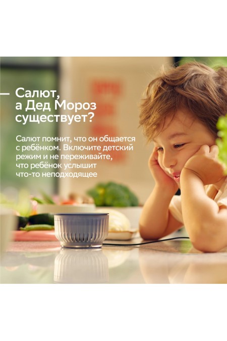 Умная колонка SBER SberBoom Mini 2 SBDV-00250A с голосовым ассистентом Салют и Gigachat (черный) 6