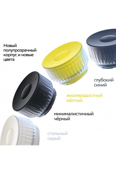 Умная колонка SBER SberBoom Mini 2 SBDV-00250A с голосовым ассистентом Салют и Gigachat (черный) 7