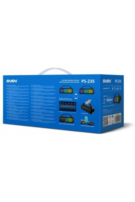 Портативная акустика Sven PS-235 (SV-022075) (черный) 