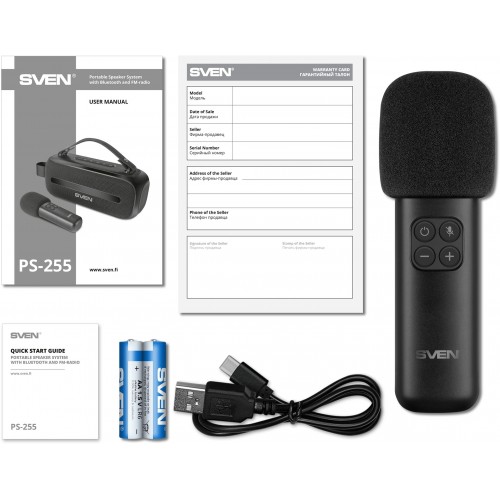 Портативная акустика Sven PS-235 (SV-022075) (черный) 10