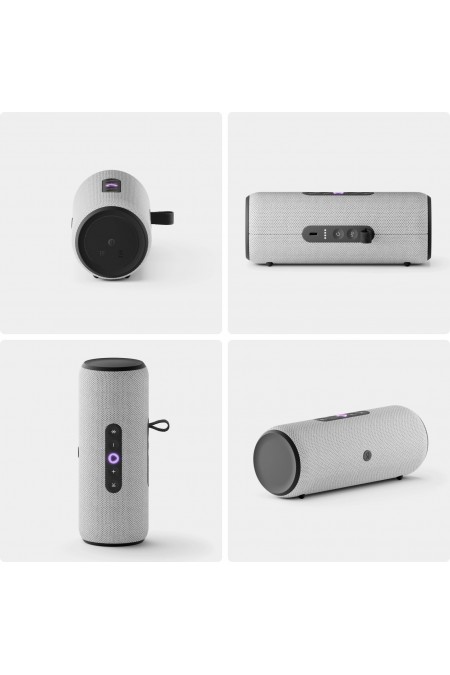 Портативная акустика Яндекс Станция Стрит с Алисой (серый) 4