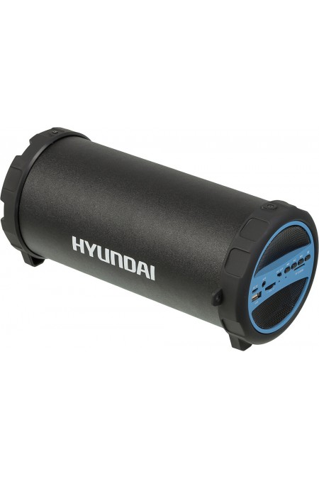 Портативная акустическая система Hyundai H-PAC220 (черный/голубой) 