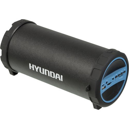 Портативная акустическая система Hyundai H-PAC220 (черный/голубой) 