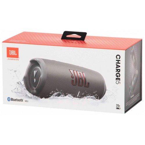 Портативная акустика JBL Charge 5 (серый) 3