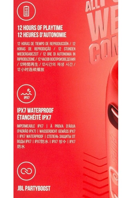 Портативная акустика JBL Flip 5 (красный) 7