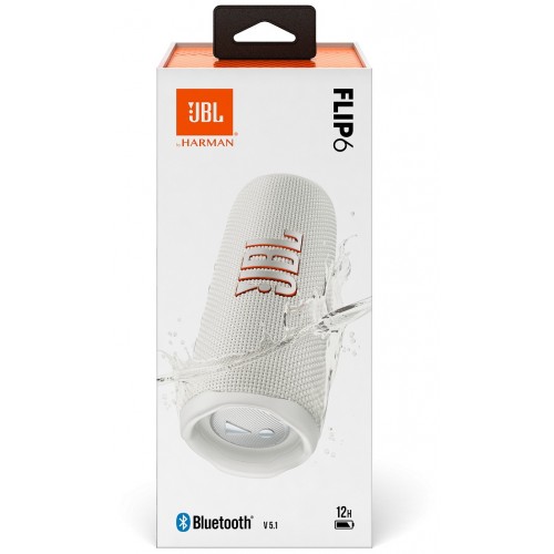 Портативная акустика JBL Flip 6 (белый) 2