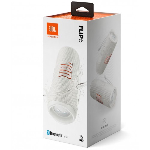 Портативная акустика JBL Flip 6 (белый) 3