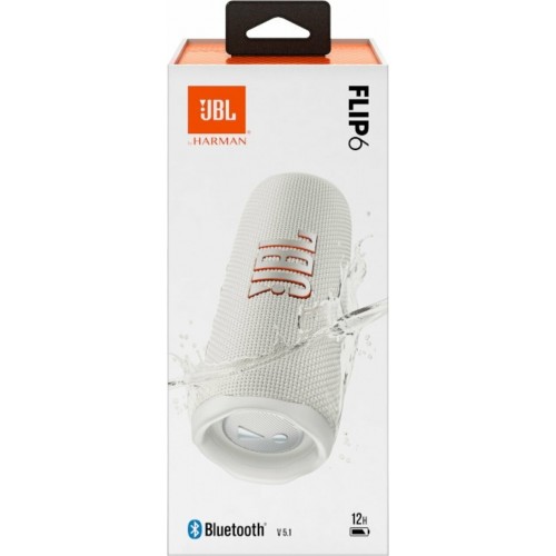 Портативная акустика JBL Flip 6 (белый) 7