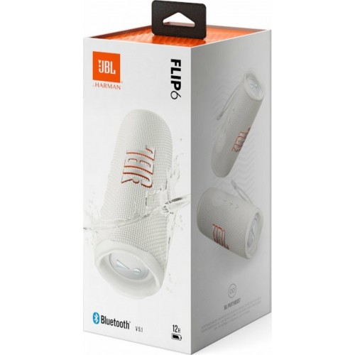 Портативная акустика JBL Flip 6 (белый) 8
